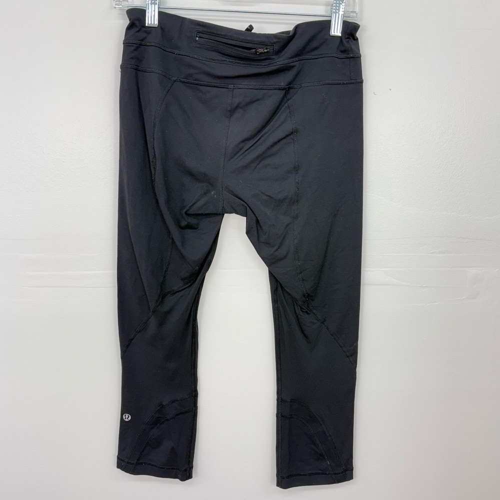 Lululemon Athletica Cropped Black Leggings A4